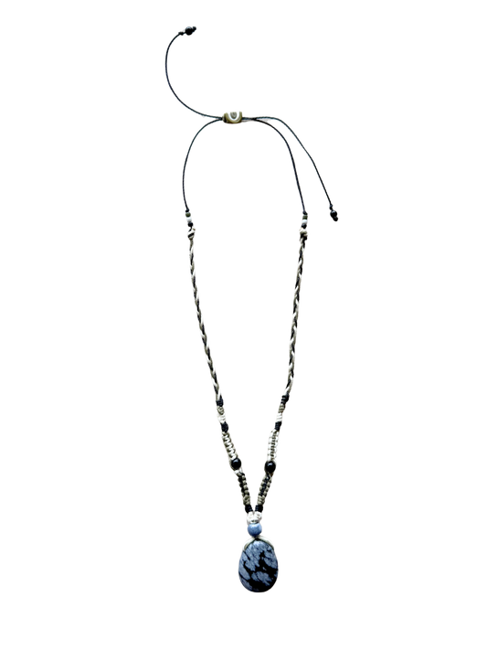 OBSIDIENNE FLOCON DE NEIGE